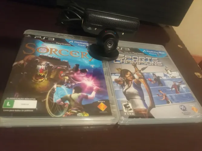 Câmera PS3 Eye + Jogos Move