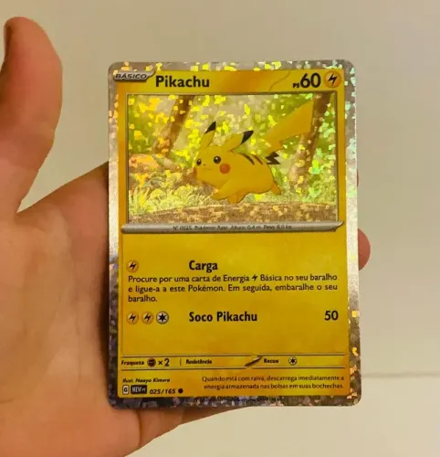 Carta POKEMON Pikachu (025/165) Foil - NM