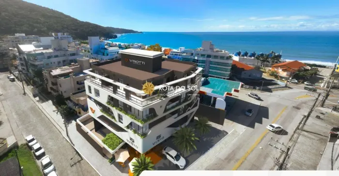 Visio Apartamento novo 2 Suítes vista mar Praia Bombas Bombinhas SC