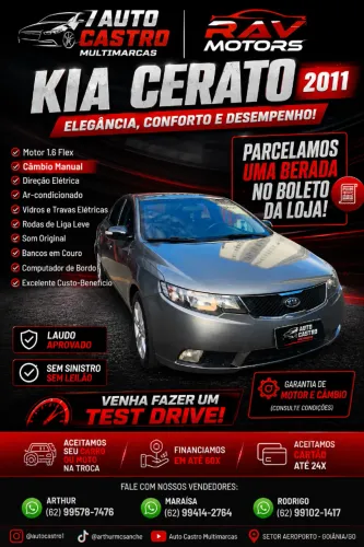 Kia Motors Cerato 1.6 16V Mec. 2011