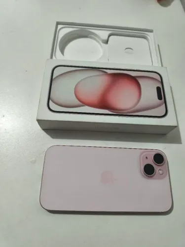 iPhone 15 rose novo na caixa e nota