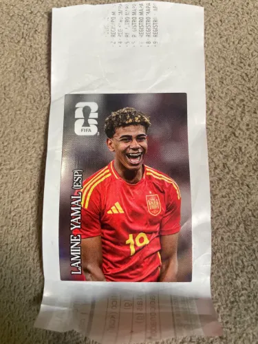 Figurinha da copa 2026