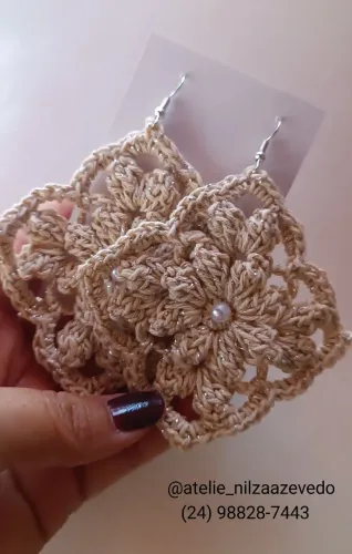 Brinco de Crochê