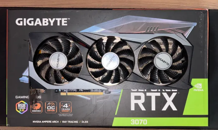Placa de Vídeo Gigabyte GeForce RTX 3070 Gaming OC 8GB