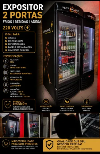 Freezer, balcão caixa vitrine