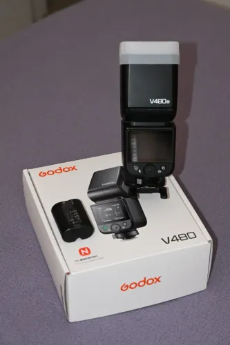 Flash Godox V480 V480N Nikon TTL HSS Speedlight Speedlite Speed Light