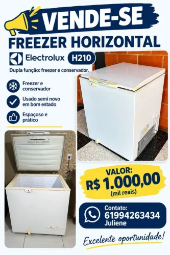 Freezer Horizontal Eletrolux H210
