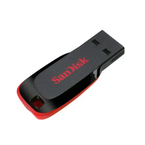 Pen Drive 32GB SanDisk Cruzer Blade Preto Frete Grátis