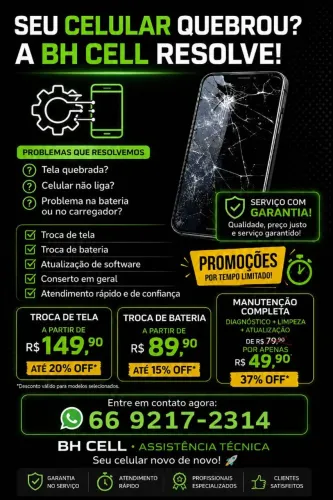 assistência técnica qualquer tipo de celular é compramos também o teu com defeito