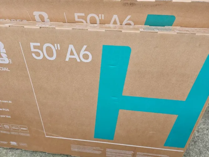 Hisense Smart TV 4K 50" Polegadas 50A6NV Nova Lacrada e NF