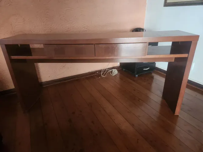 ?Aparador de Madeira Nobre com 2 Gavetas - Qualidade Premium e Design Moderno