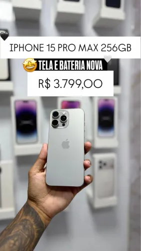 IPHONE 15 PRO MAX 256GB TELA BATERIA