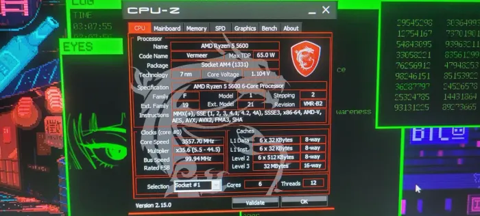 Kit upgrade, com placa mae am4 b550 gaming, ryzen 5 600 e 8 Gb de ram.