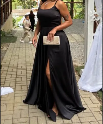 Vestido de madrinha - Preto, Longo, Lindo e Elegante!