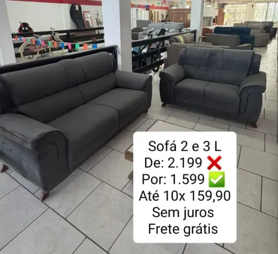 Sofá 2 e 3 Lugares