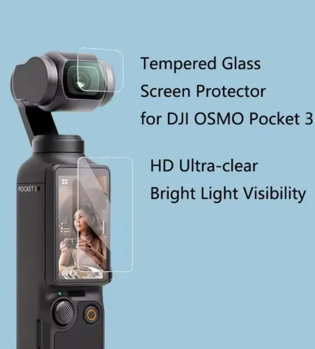 Kit de películas proteção para câmera osmo pocket 3
