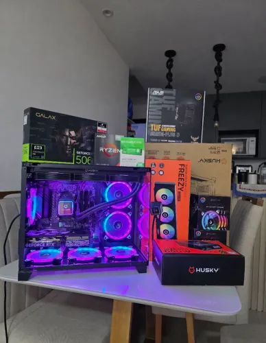 PC Gamer Todas Peças Novas - RTX 5060 + RYZEN 7 5700X + 32GB - 3H DE USO