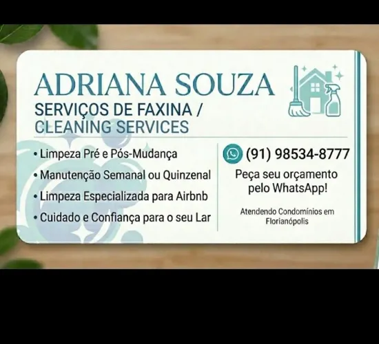 Precisa-se de faxineira?
