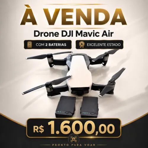 drone Dji Mavic Air I com 2 baterias