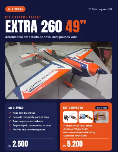 Kit Extra 260 extreme flight 49"