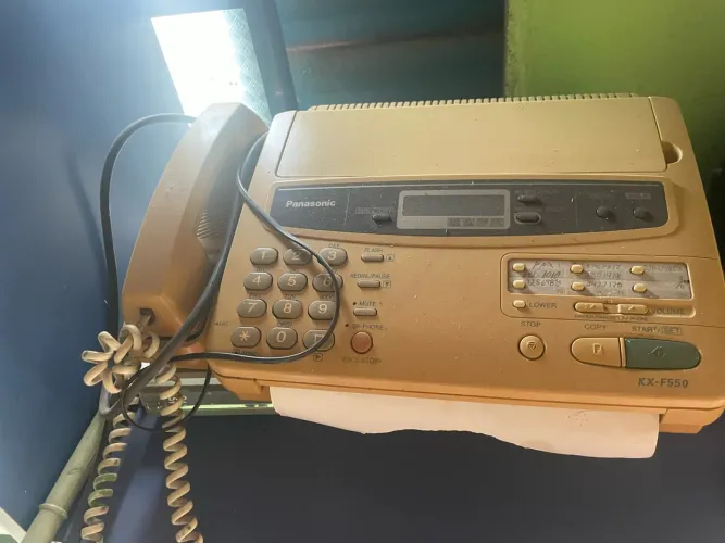 fax antigo panasonic