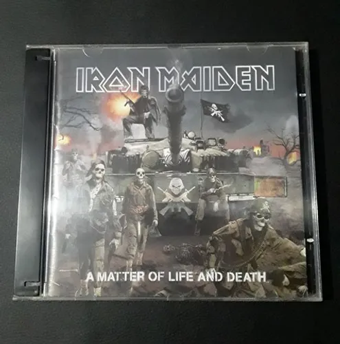 Cd Iron Maiden a matter of life and death duplo com dvd