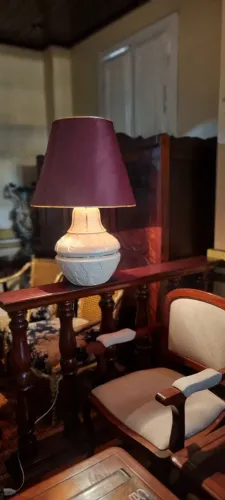 Decoração, abajur antigo, antiguidades