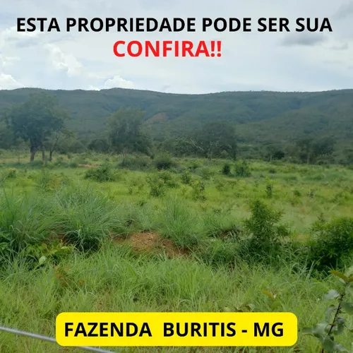 Fazenda a venda em Buritis mg com escritura registrada - fa00042