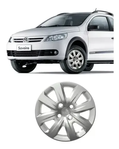 Jogo 4 Peças - Calota Aro 14  - Volkswagen Saveiro 2014 / 2015 - Grid