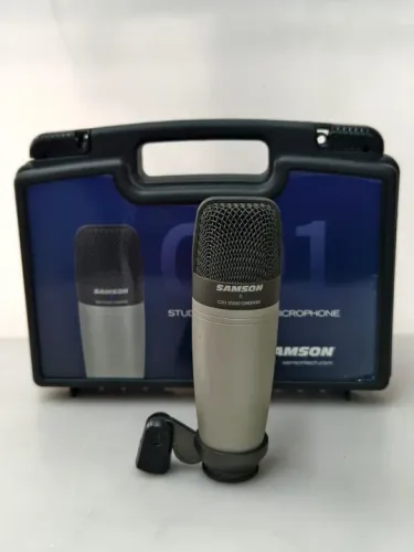 Microfone Studio Samson C01 Funcionando 100%!!