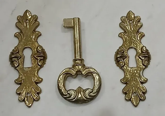 kit de chaves e espelhos de metal para fechadura de móveis