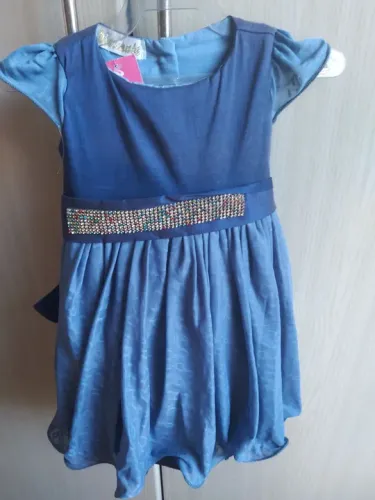 Vestido azul festa - Novo