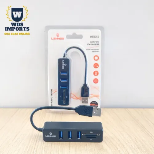 Leitor de Cartão e Hub USB