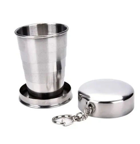 copo dobravel inox chaveiro de bols270ml ixb12015 rocie 7cm