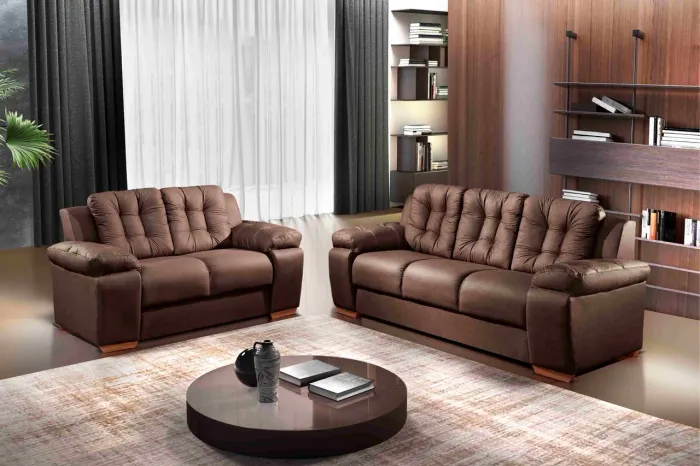 Conjunto Estofado 2x3 Lugares Florida s533