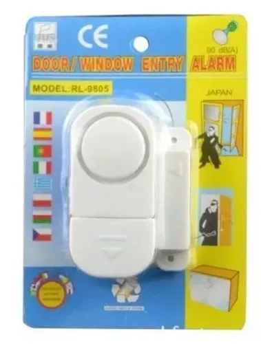 Sensor De Porta E Janela Com Alarme Sonoro Eletrônico