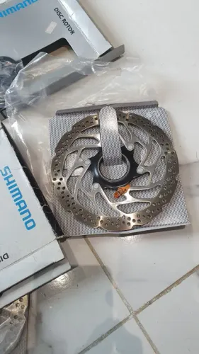 Par de Rotor disco  de freio Shimano para bicicleta