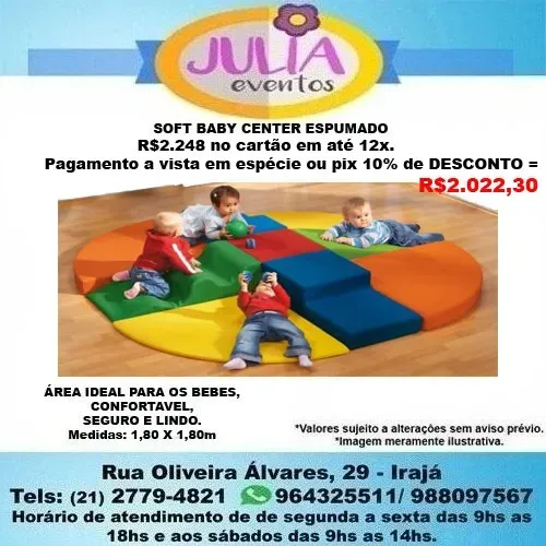 Espumado Circuito Infantil Soft Baby Center