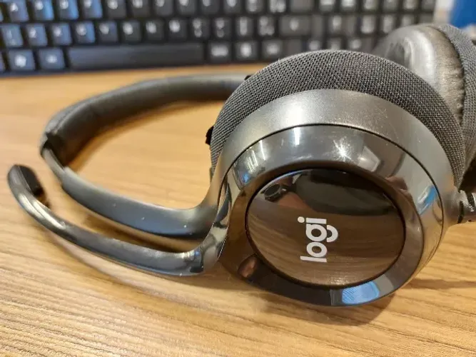 Headset H390 Logitech USB + caixa + Nota fiscal
