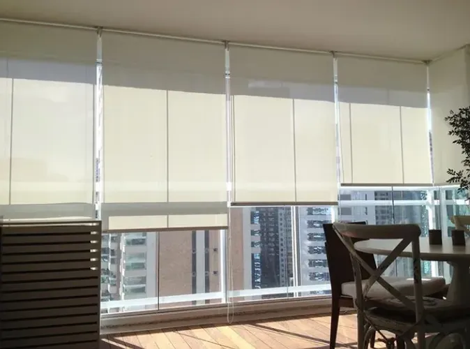 Persianas rolô Tela-solar sob medida 