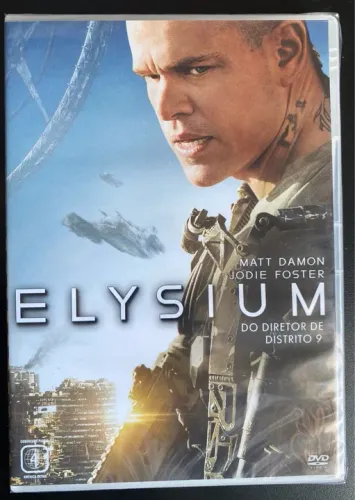 DVD original Elysium com Matt Damon e Jodie Foster