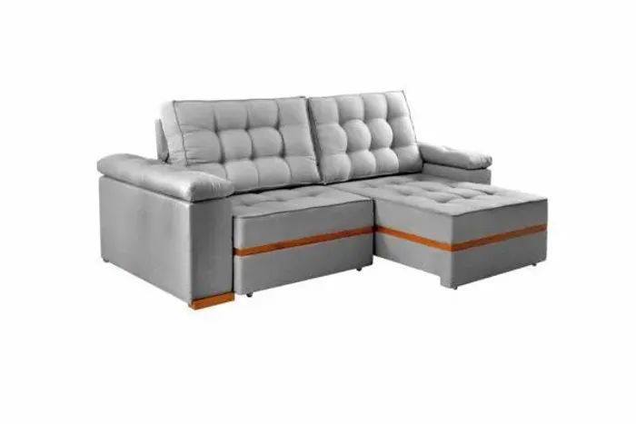 SOFÁ RETRÁTIL E RECLINÁVEL MALTA 250 cm !! Rn2219m