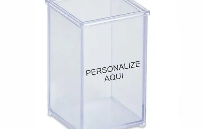 Porta treco transparente