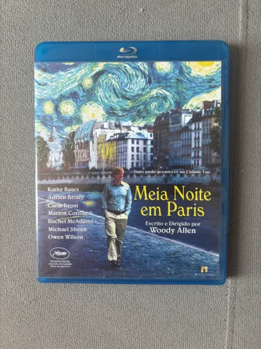 Bluray Meia Noite em Paris - como novo