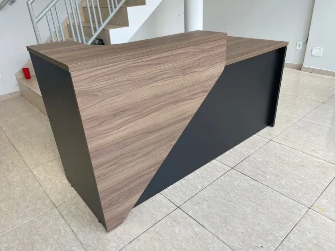 Mesa recepção BALCÃO MÓVEIS PARA ESCRITÓRIO - LOJA IKONMIXOFFICE 