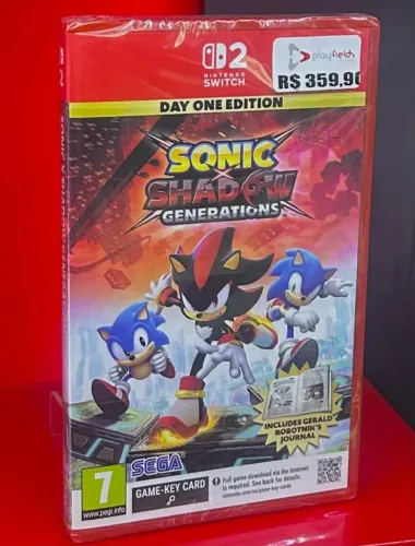 Jogo Nintendo Switch 2 Jogo Sonic X Shadow Generations - Day One edition - Novo