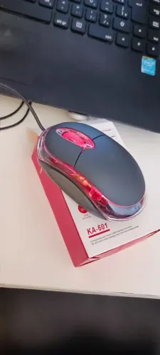 Mouse KA-601 - Conforto e Precisão