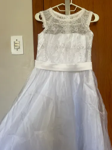 VENDO VESTIDO EUCARISTIA/FORMATURA/FESTAS E SAIA DE TULE