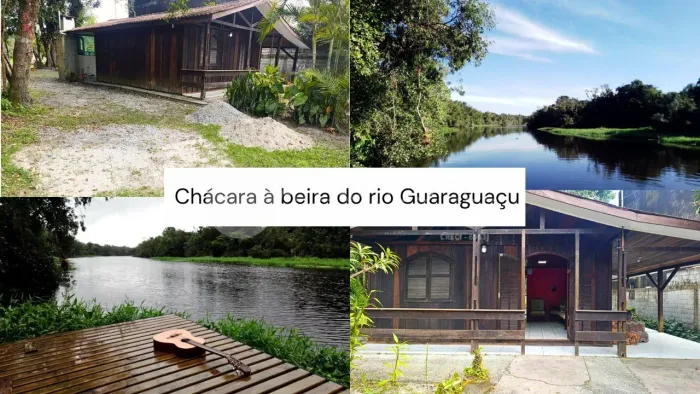 Chácara à venda a beira do rio Guaraguaçu, PONTAL DO PARANA - PR