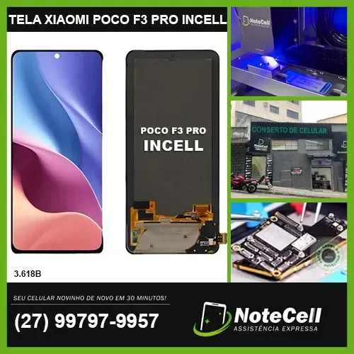 Tela Display Para Xiaomi Poco F3 Pro Incell 3.618b - Instalação Expressa Em 30 Minutos!!!